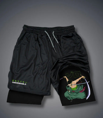 Dragon Ball Pirate Demon Slayer 3D Print Beach Shorts